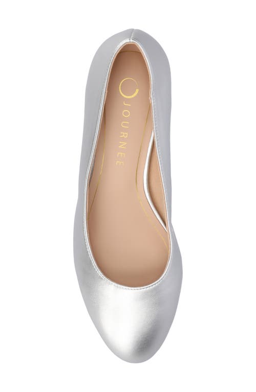 Journee Collection Journee Womens Saarii Wide Width Pumps In Silver