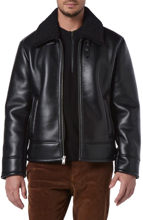 Cadman Faux Shearling Pilot Jacket