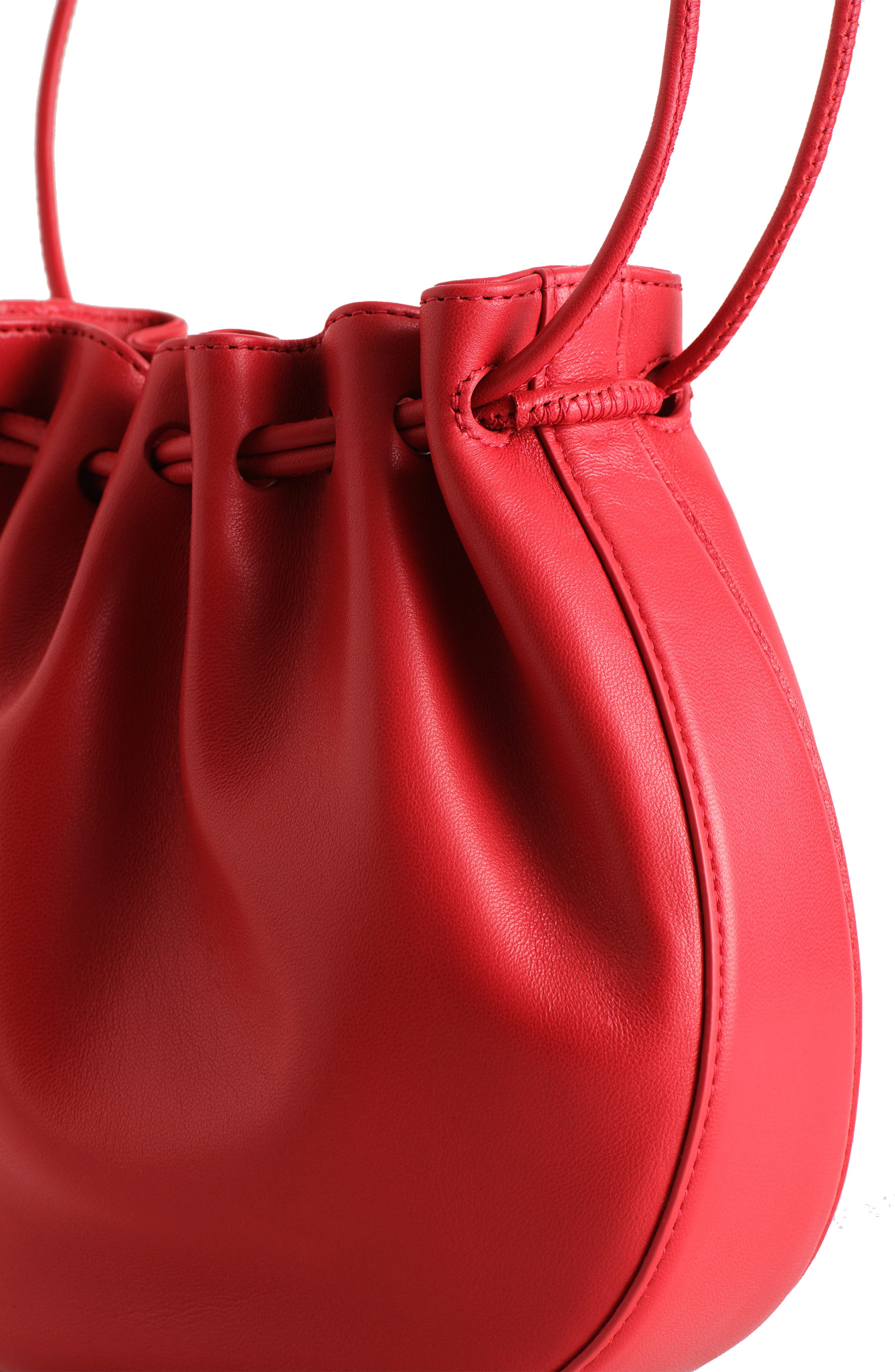 COS Leather Drawstring Crossbody Bag (Women) | Nordstromrack