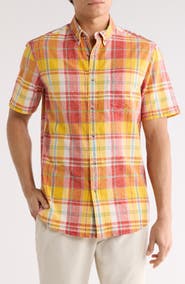 Vintage 1946 Madras Short Sleeve Button-Down Shirt