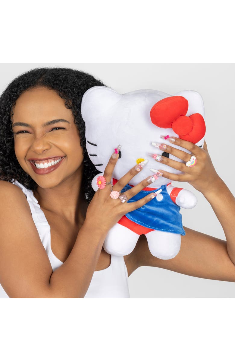 3H Nails Hello Kitty 3D Luxury Handmade Press-On Nails - 24-Piece Kit, Alternate, color, 3D Hello Kitty