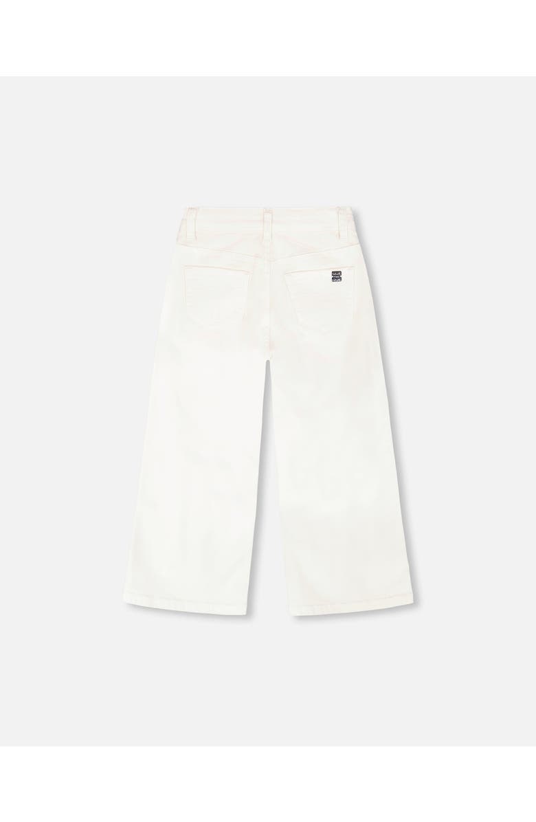Deux par Deux Wide Leg Jeans, Alternate, color, White