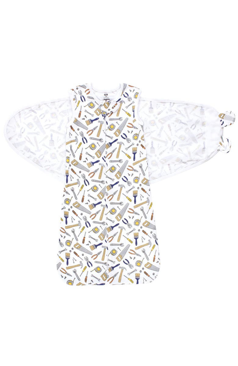 Hudson Baby Convertible Swaddle Sleep Sack, Alternate, color, Construction Work