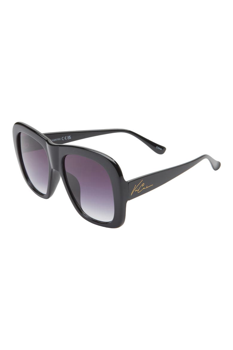 Square Sunglasses, Alternate, color, BLACK