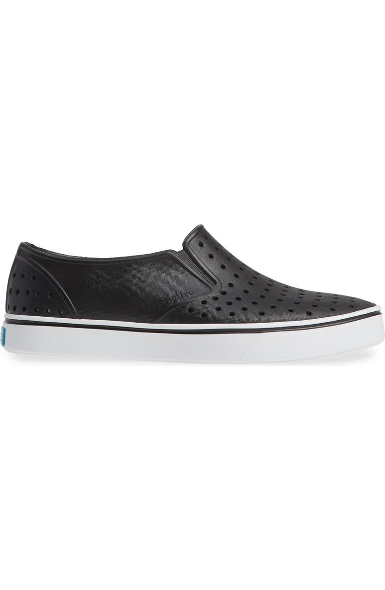 Native Shoes Miles Slip-On, Alternate, color, Jiffy Black/Shell White