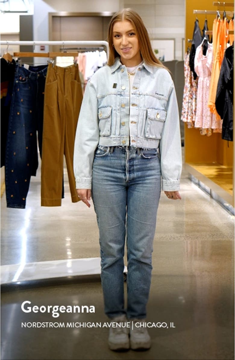 Organic Cotton Utility Trucker Jacket, sales video thumbnail