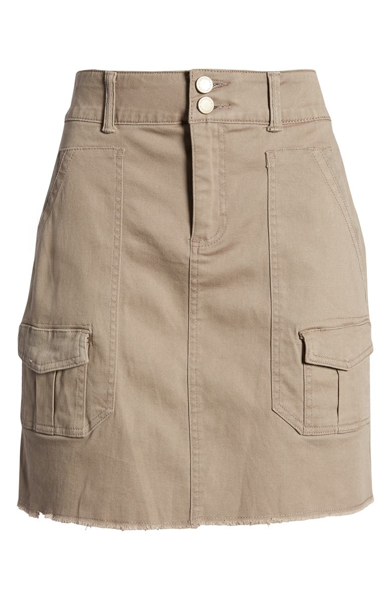 Wit & Wisdom 'Ab'Solution Patch Pocket Stretch Cotton Skirt, Alternate, color,