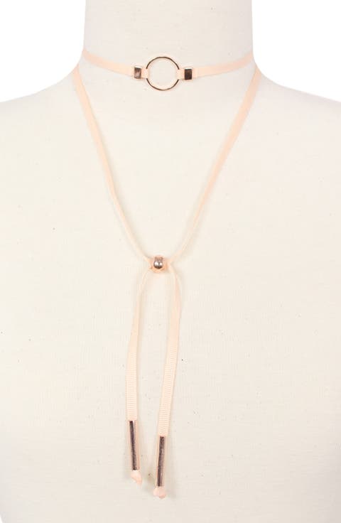 Dainty Geometric Choker Necklace