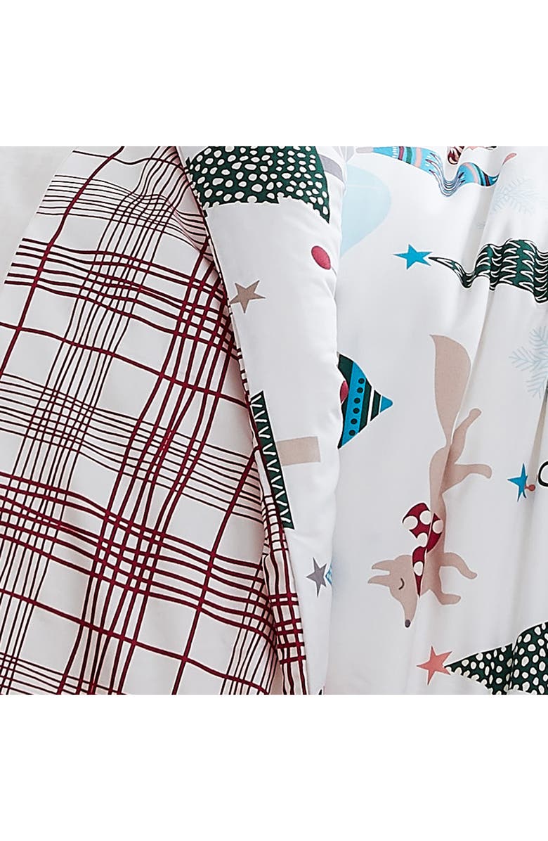 SOUTHSHORE FINE LINENS Winter Wonderland Oversize Holiday Duvet Set, Alternate, color, Winter Wonderland