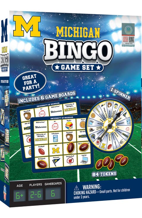 Michigan Wolverines NCAA Bingo Game