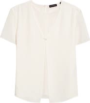 Emporio Armani Techno Georgette Top