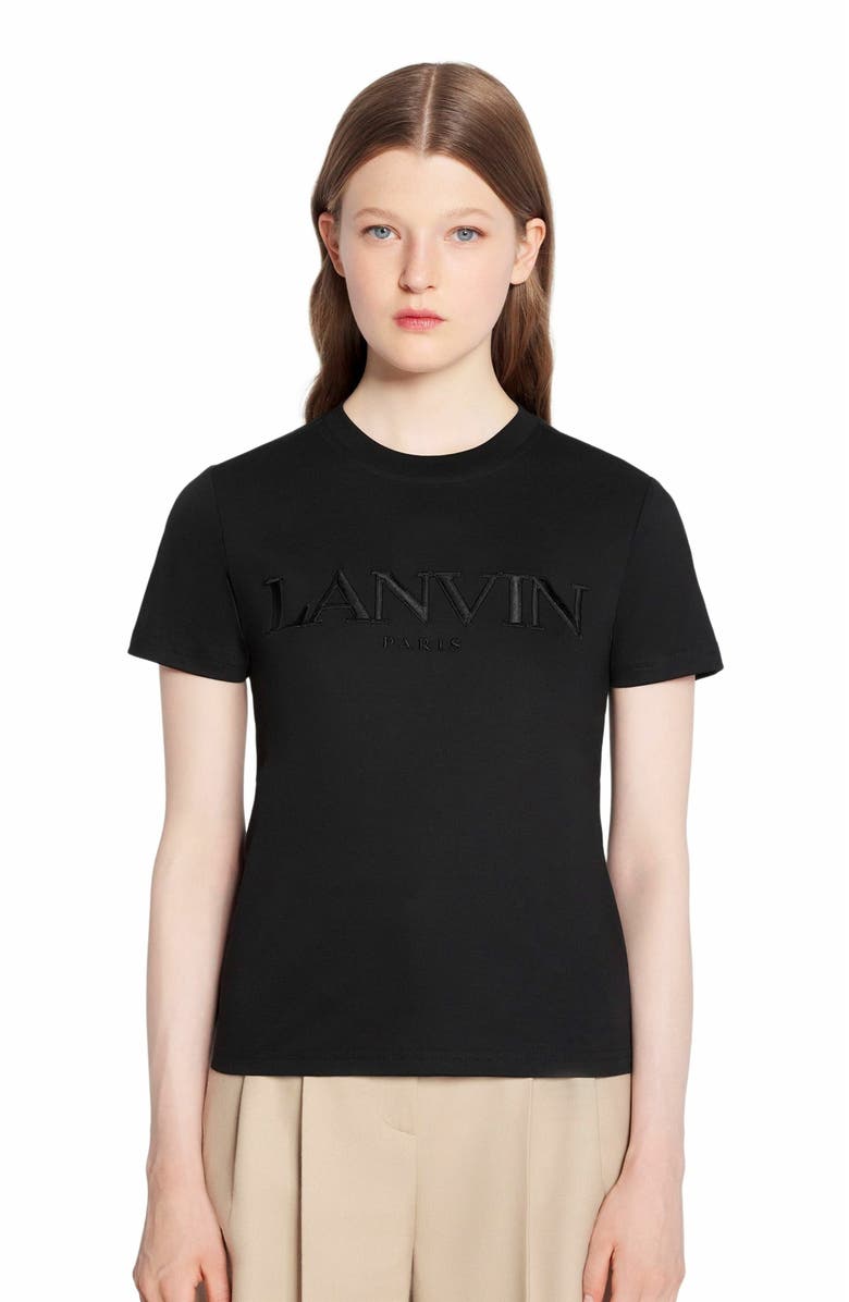 Lanvin Classic Fit Lanvin Embroidered T-Shirt, Main, color, 