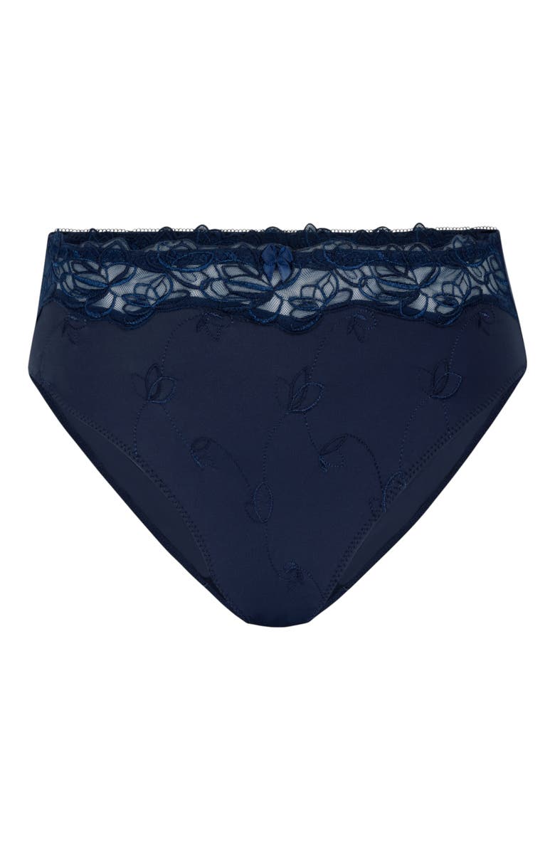 Hunkemöller Diva High Knickers, Alternate, color, Peacoat