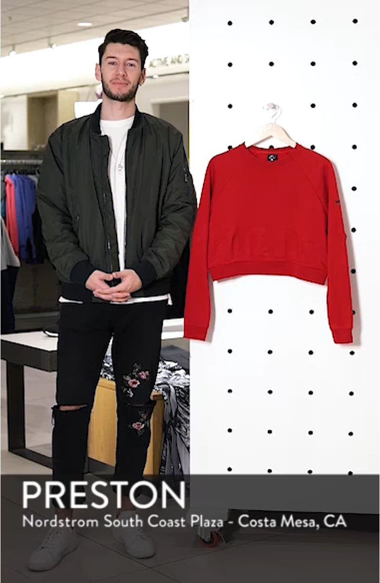 Long Sleeve Crop Training Top, sales video thumbnail