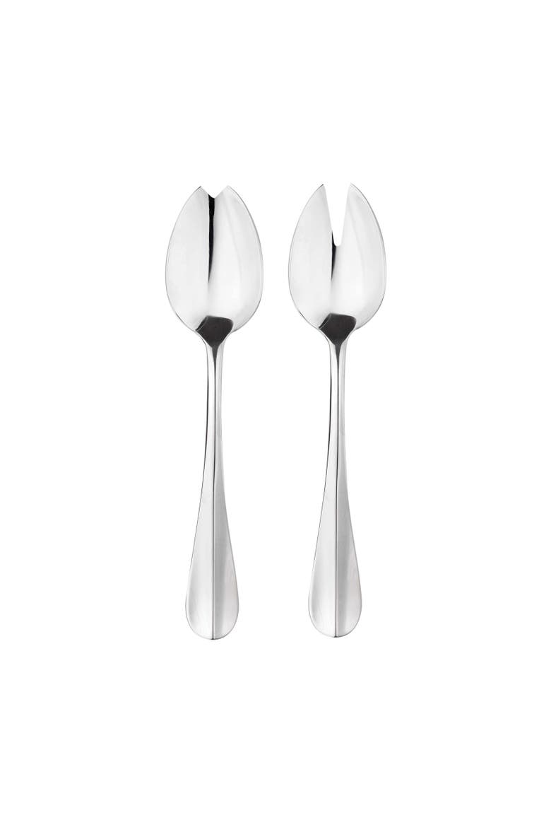 Roma Salad Serving Set - 2 Pieces, Alternate, color, Silver