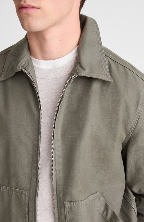 Madewell Reverse Sateen Service Jacket In Surplus