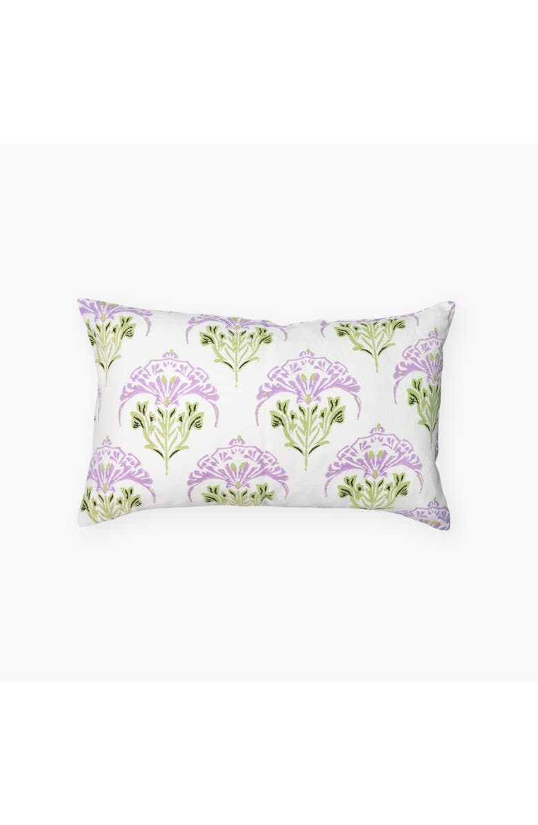 Banyan & Birch Soma - Lumbar Linen Throw Pillow Cover, Main, color, Lavender
