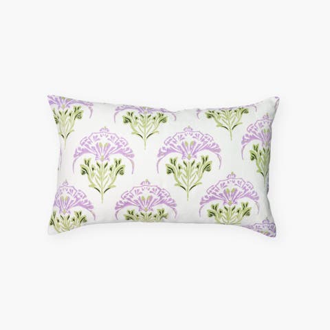 Soma - Lumbar Linen Throw Pillow Cover