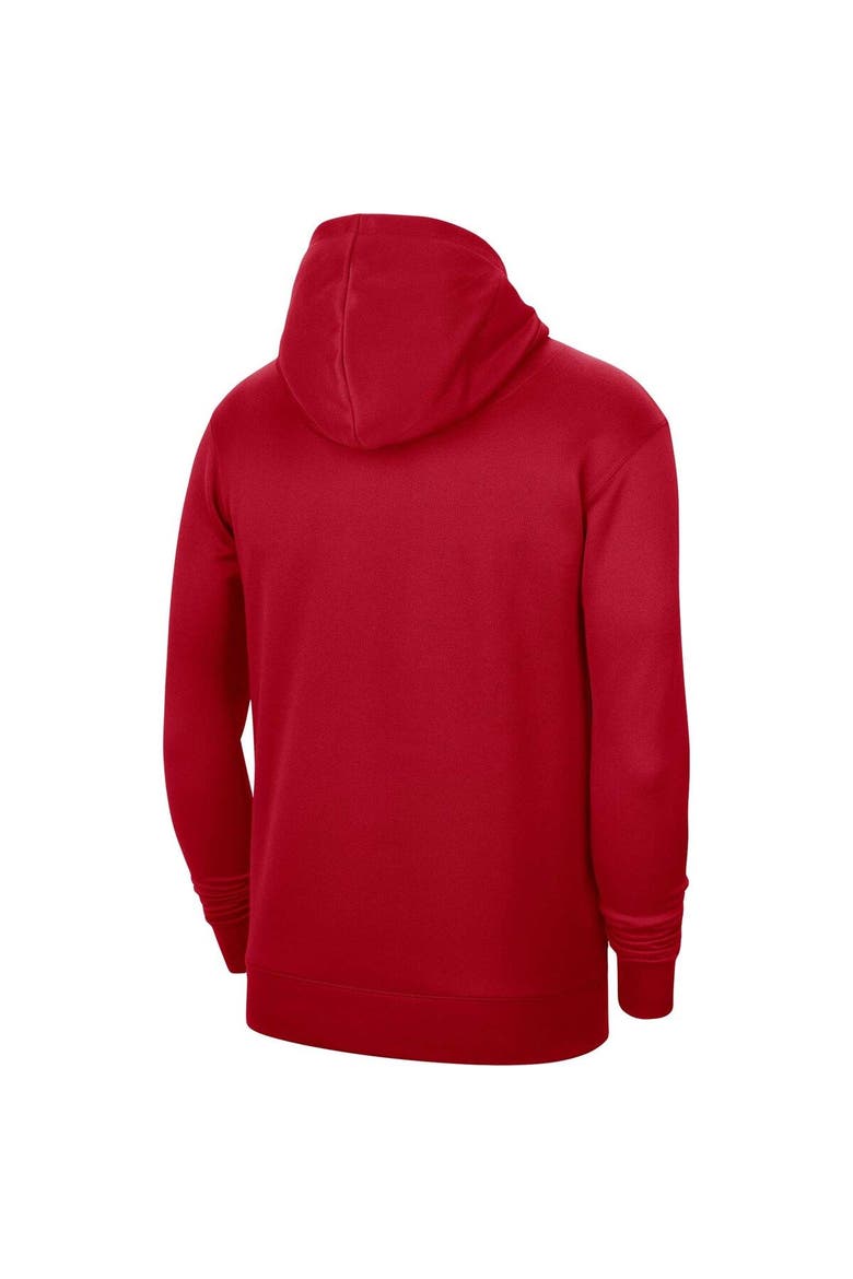 Unisex Nike Red Chicago Bulls 2023/24 Performance Spotlight On-Court Practice Pullover Hoodie, Alternate, color, Red