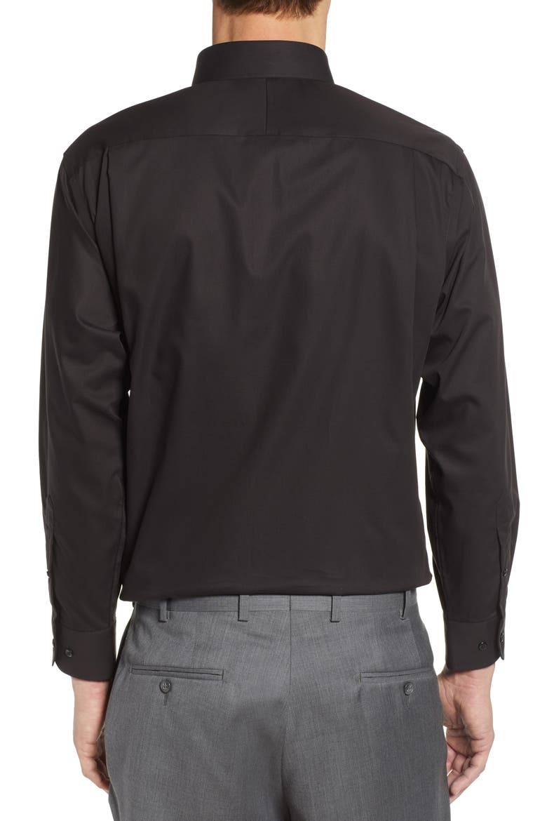 Classic Fit Non-Iron Dress Shirt, Alternate, color, BLACK