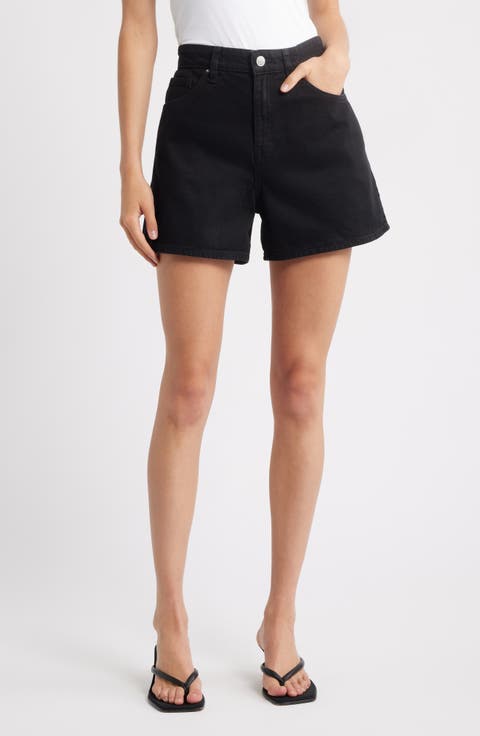 ショートパンツ MONCLER Women Shorts  Burmudas 2A00006 53064 999 Black Moncler Gabardine Shorts | Black | FARFETCH
