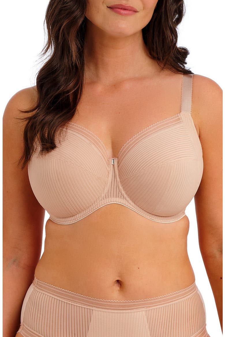 Fusion Underwire Side Support Bra, Main, color, NATBGE