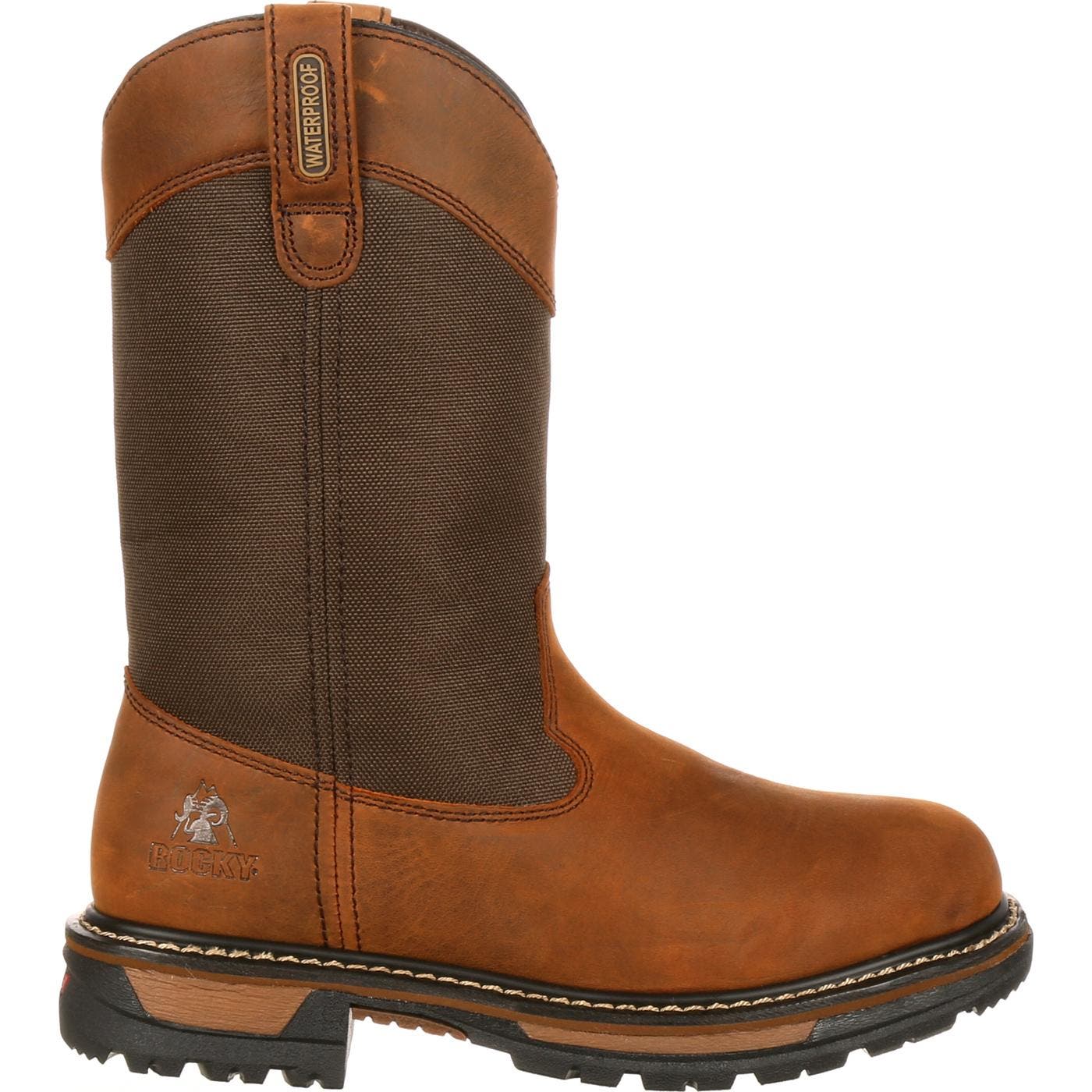 Rocky Ride 200G Insulated Waterproof Wellington Boot, Main, color, Brown