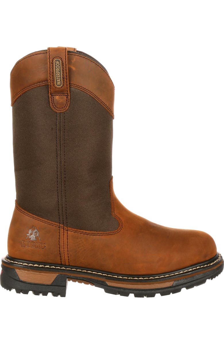 Rocky Ride 200G Insulated Waterproof Wellington Boot, Main, color, Brown