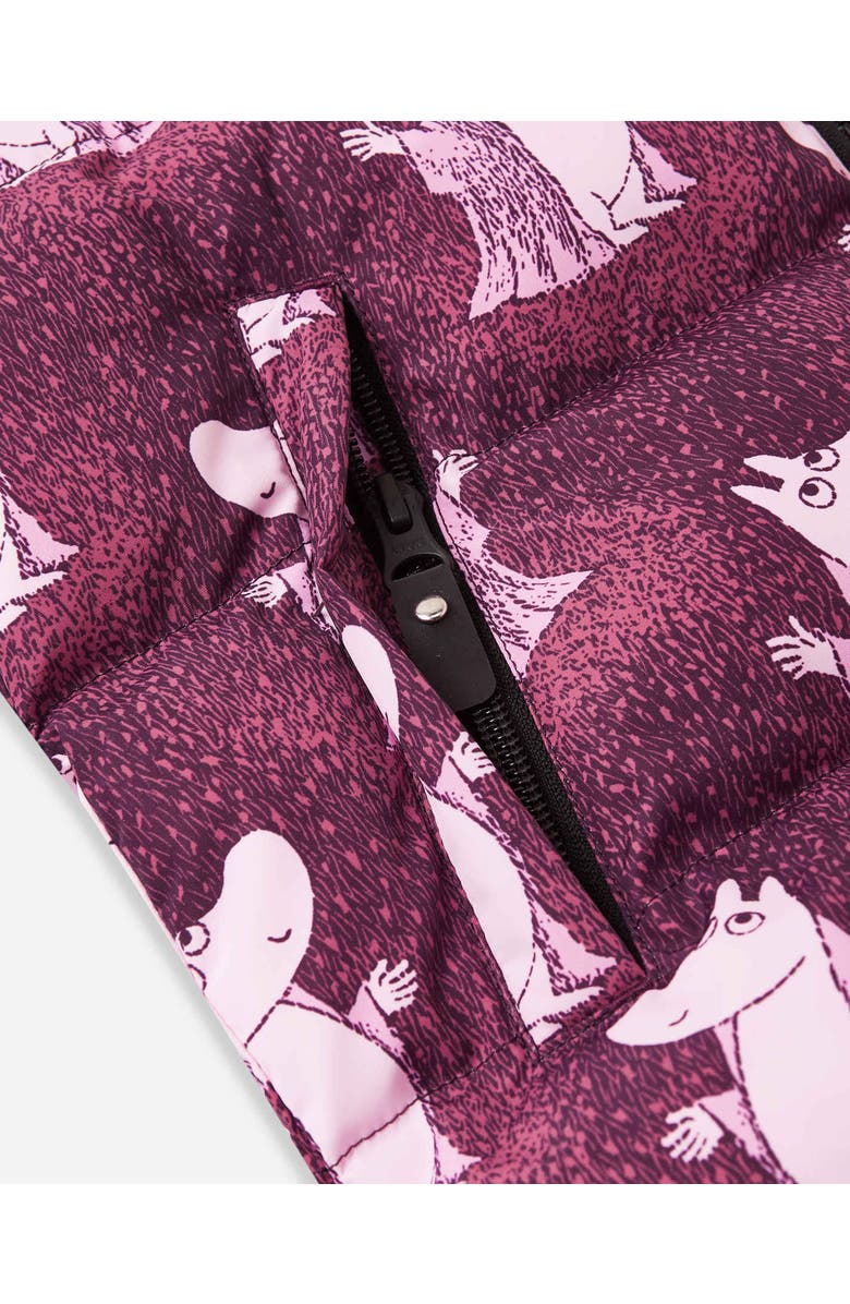 Reima Winter jacket, Moomin Lykta, Alternate, color, Deep Purple