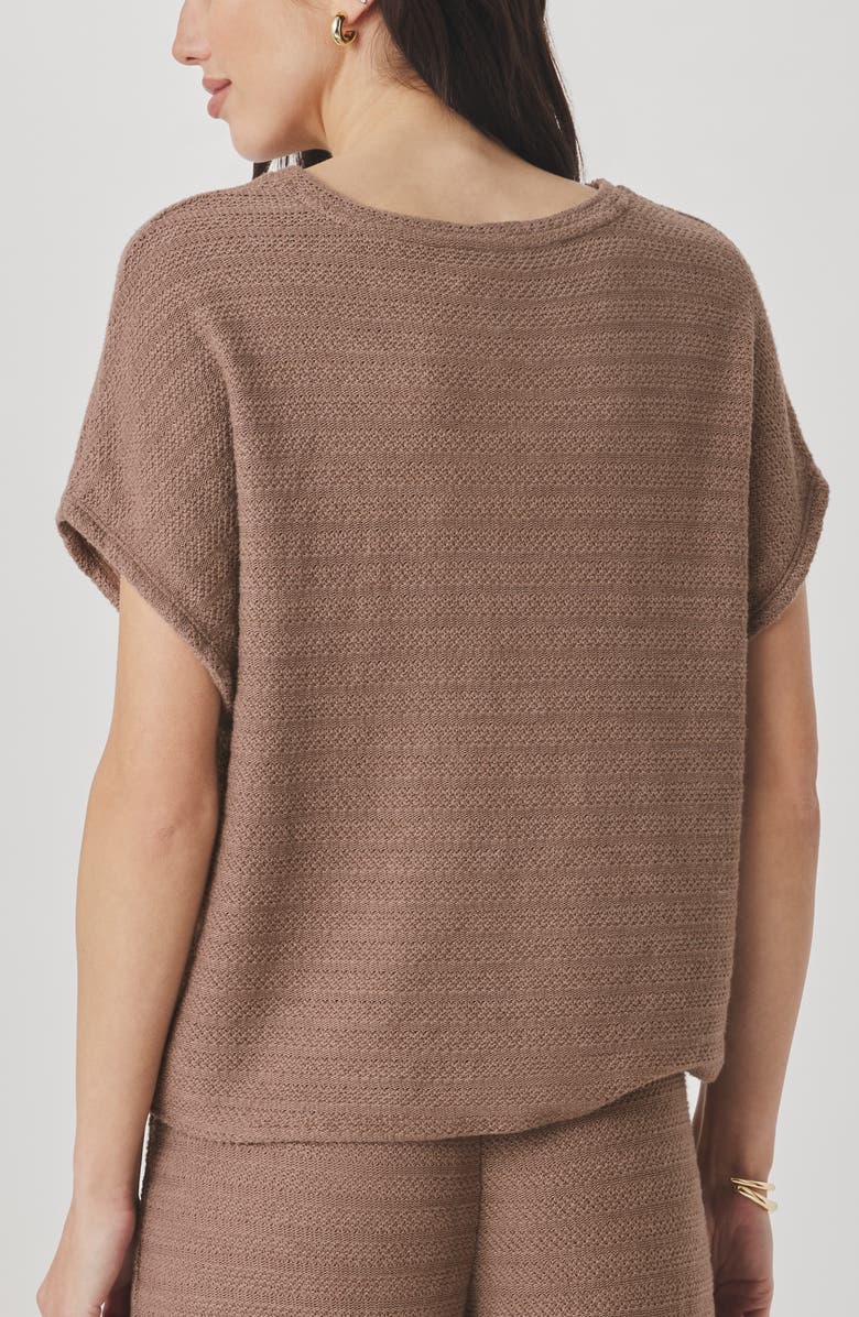 Splendid Marisol Short Sleeve Sweater, Alternate, color, Wicker Beige