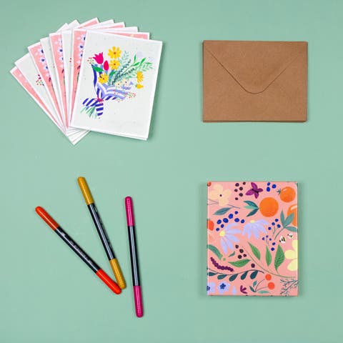 Seed Cards - Floral Print - 8-Pack