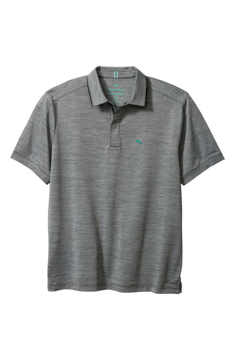 Tommy Bahama San Raphael IslandZone<sup>®</sup> Performance Half Zip Polo, Main, color, Washed Black