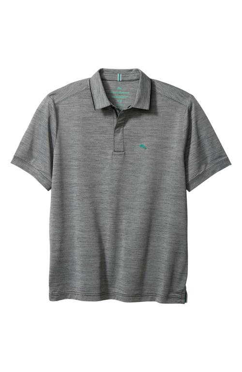 Tommy Bahama San Raphael Islandzone® Performance Half Zip Polo In Washed Black