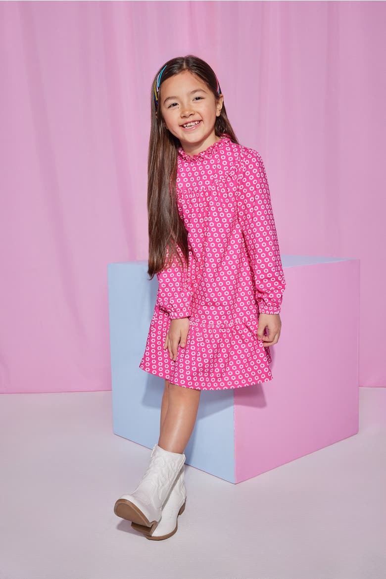 Kids' Knit Jody Dress, Alternate, color, Bougainvillea