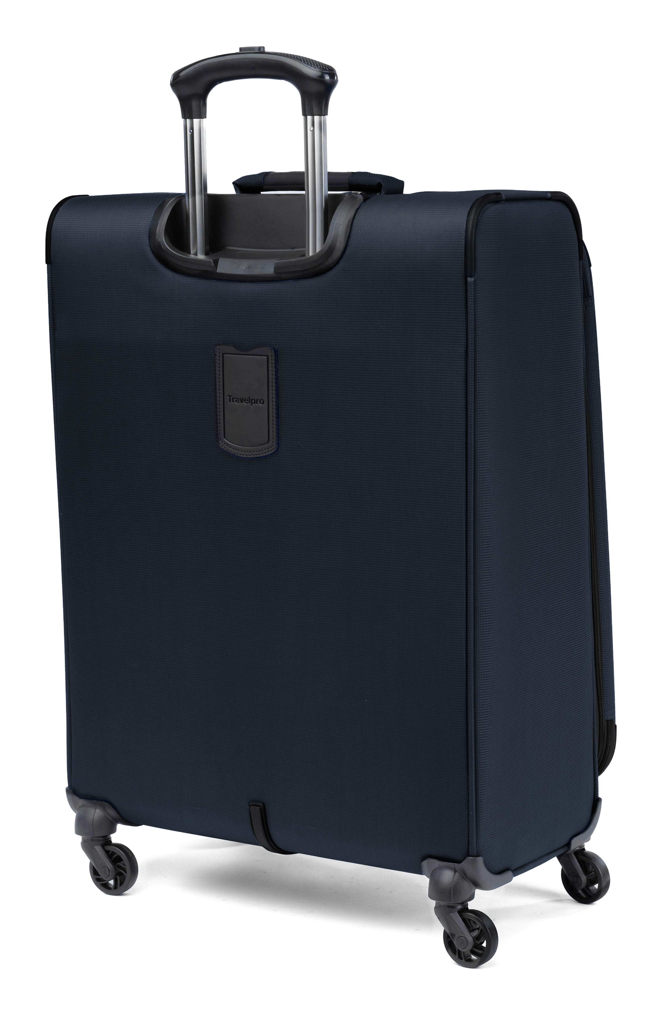 TRAVELPRO Pilot Air<sup>™</sup> 2 25-Inch Expandable Medium Checked Spinner Luggage, Alternate, color, Navy/ Black