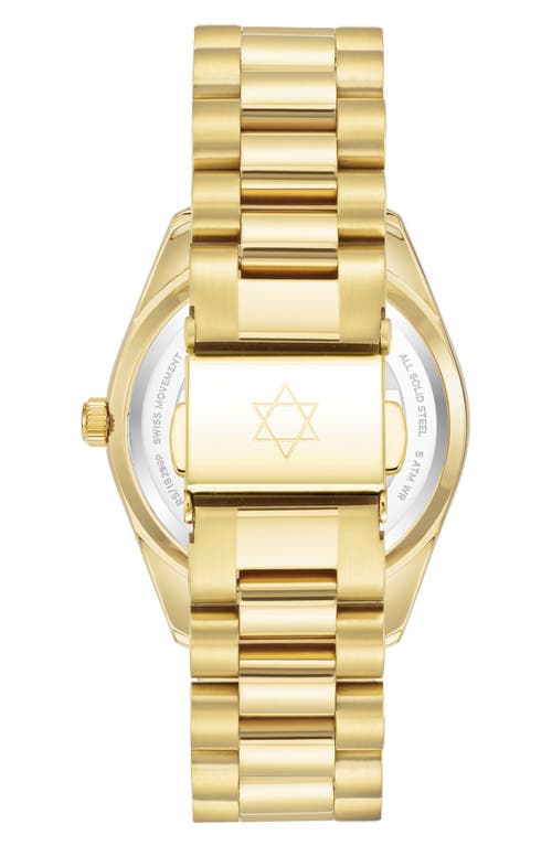 Rachie Shnay The Mazel Malachite Bracelet Watch, 36mm In Green