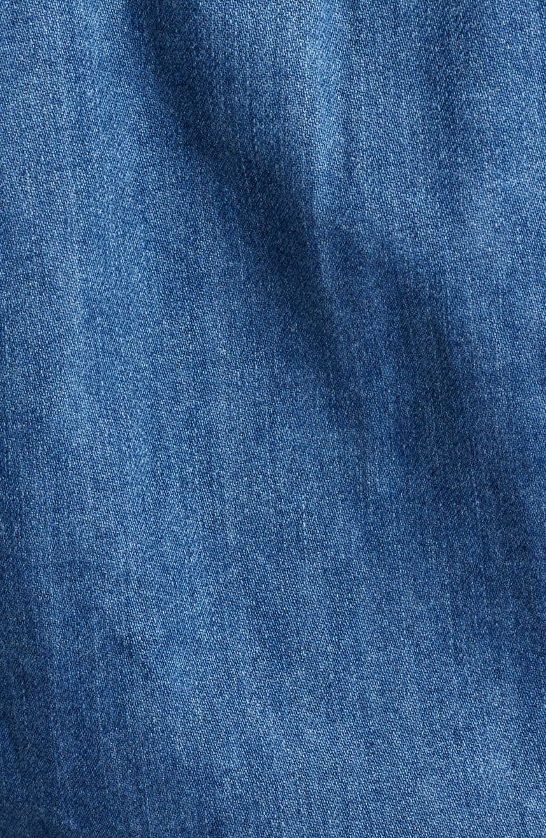 HIDDEN JEANS Collarless Denim Trucker Jacket, Alternate, color, 