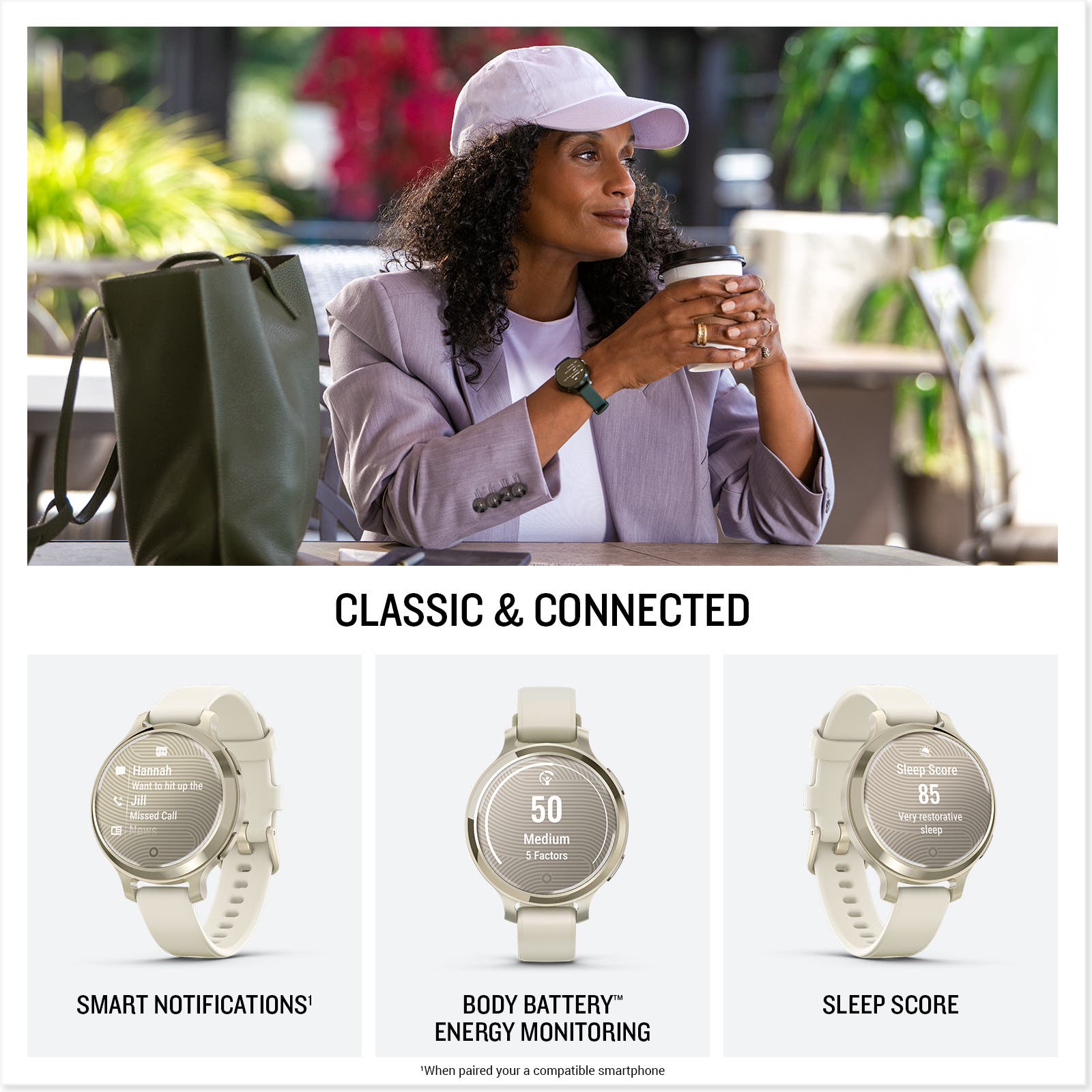 Garmin Lily 2 Active, Women's GPS Smartwatch 38mm | Nordstrom