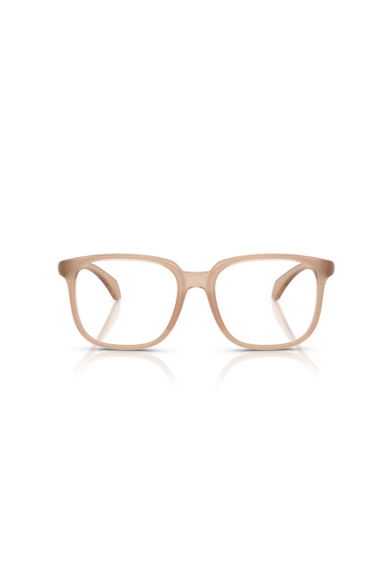 53mm Square optical glasses, Alternate, color, Beige