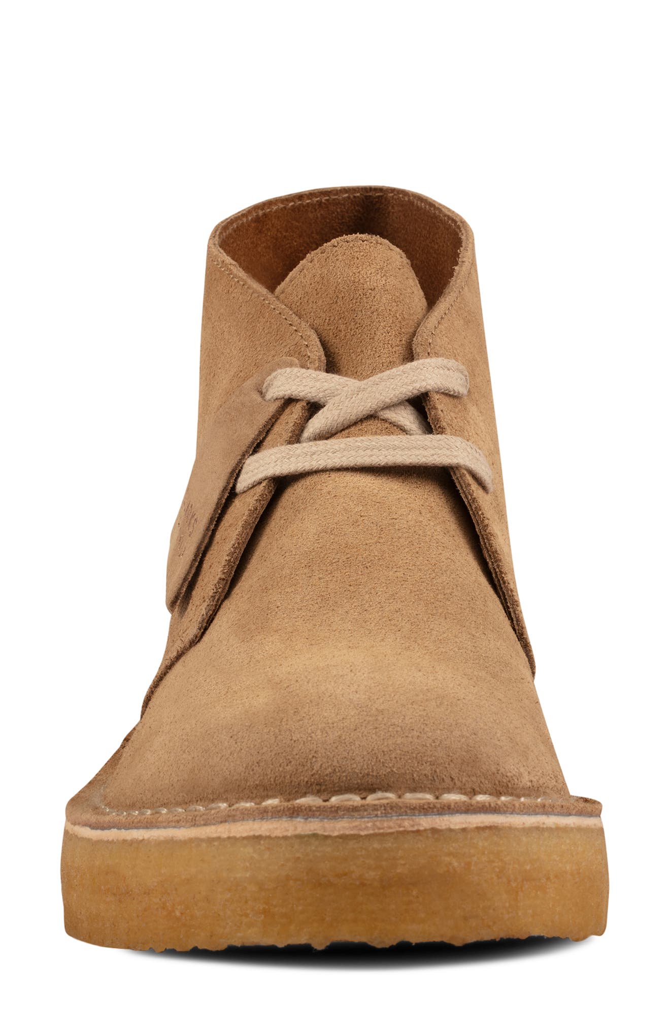Clarks® Arisa Chukka Boot, Alternate, color, DARK SAND SUEDE