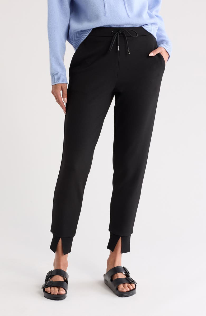 Theory Slouchy Woven Joggers, Main, color, Black