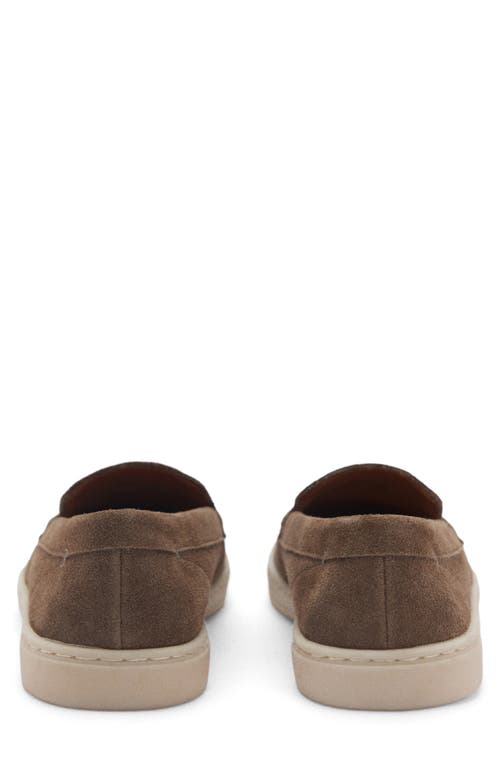 Mango Suede Loafer In Brown