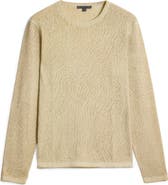 John Varvatos Camden Open Stitch Organic Cotton Sweater