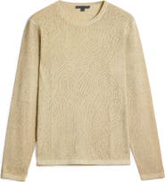 John Varvatos Camden Open Stitch Organic Cotton Sweater