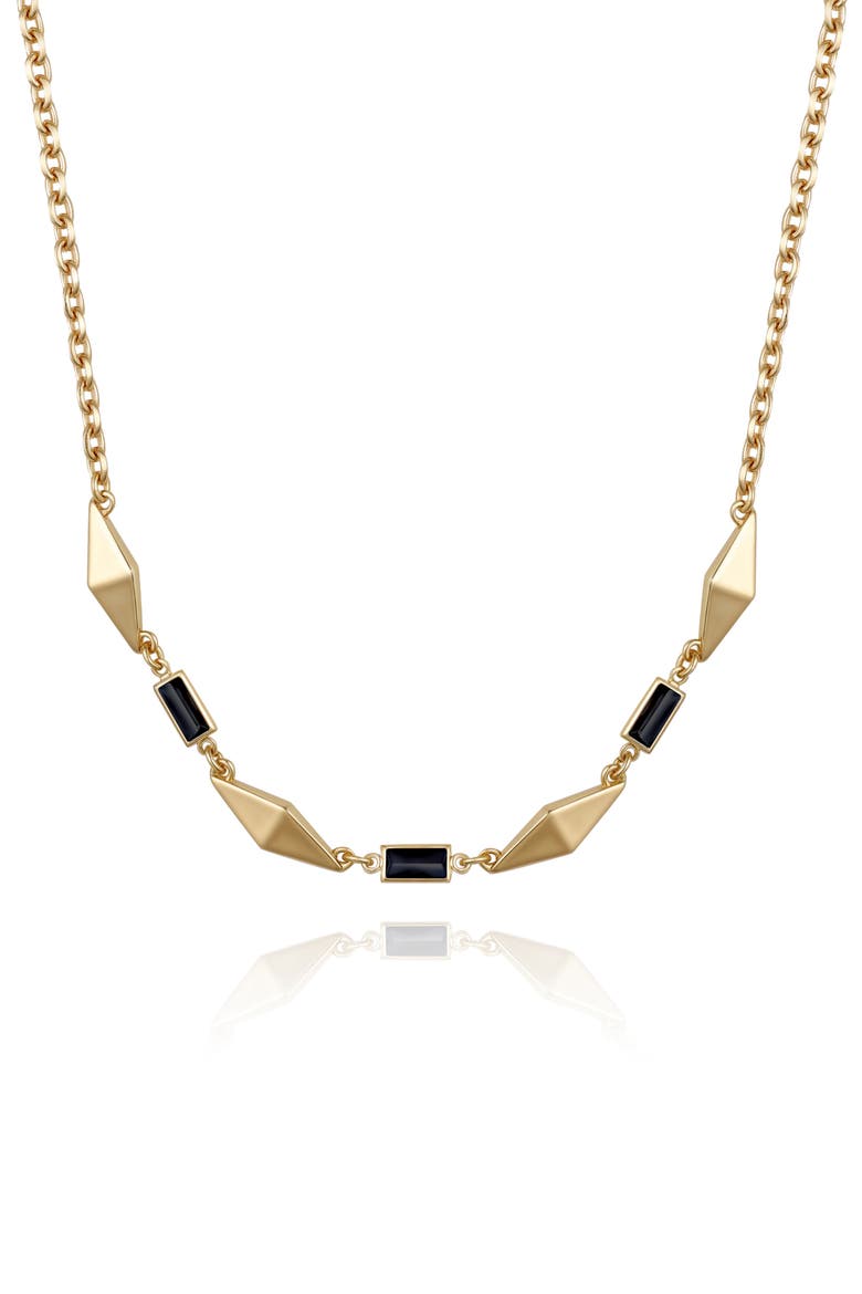 Frontal Link Necklace, Main, color, GOLD