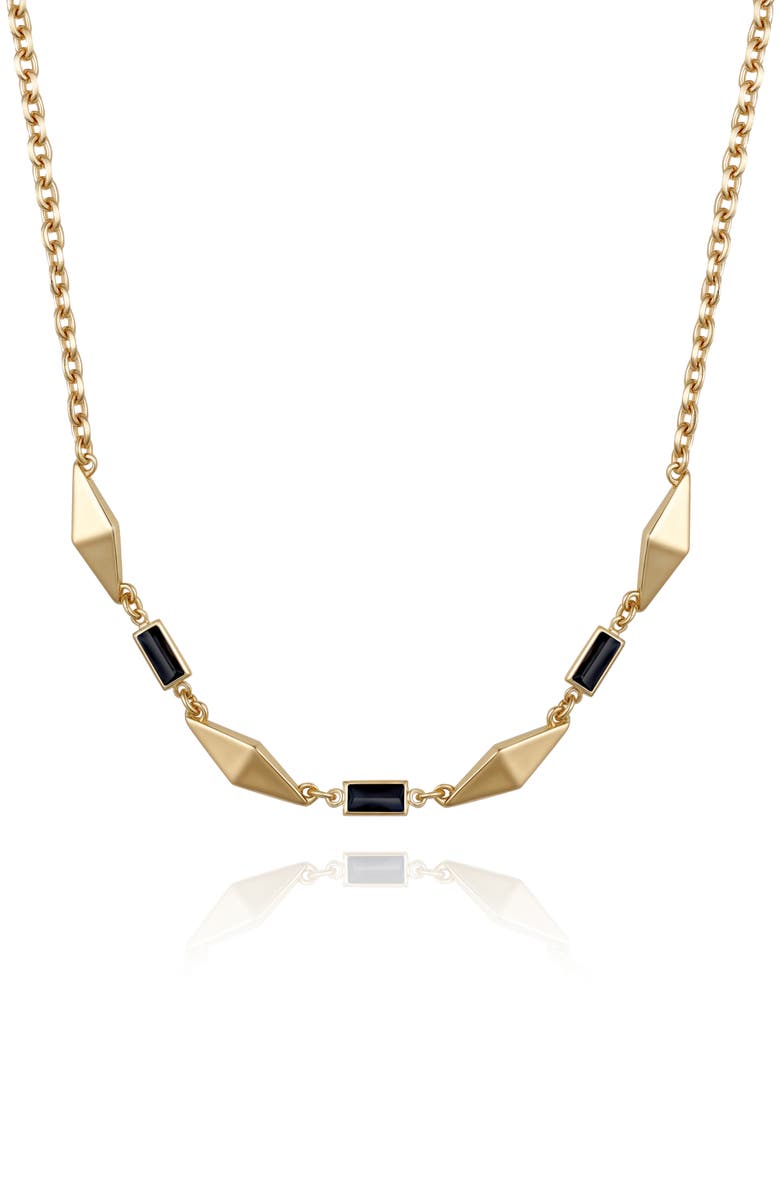 Vince Camuto Frontal Link Necklace, Main, color, Gold
