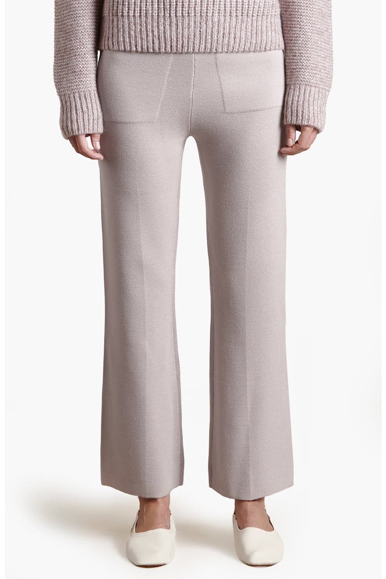 Merino Margo Knit Pants, Main, color, Dove Grey