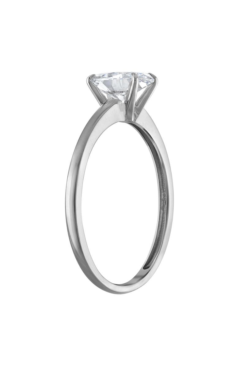 FZN 14K Gold Lab Grown Diamond Ring, Alternate, color, Silver