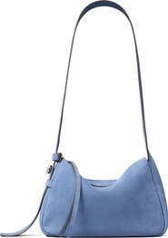 Tory Burch Small Romy Nubuck Leather Shoulder Bag