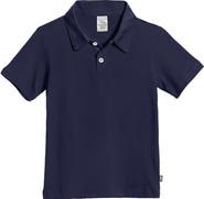 City Threads USA-Made Baby Boys Soft 100% Cotton Jersey 2-Button Short Sleeve Polo Shirt